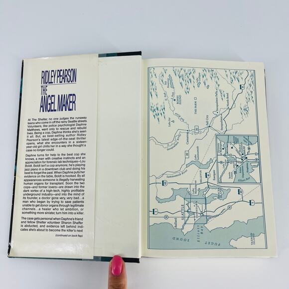 The Angel Maker, a hardcover novel/book by Ridley Pearson - Good Used Condition - Picture 9 of 11